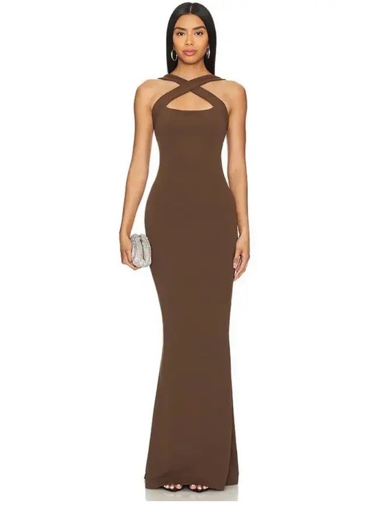 Nookie Dresses & Skirts - Nookie Viva 2 Way Gown NWT Mocha Size S